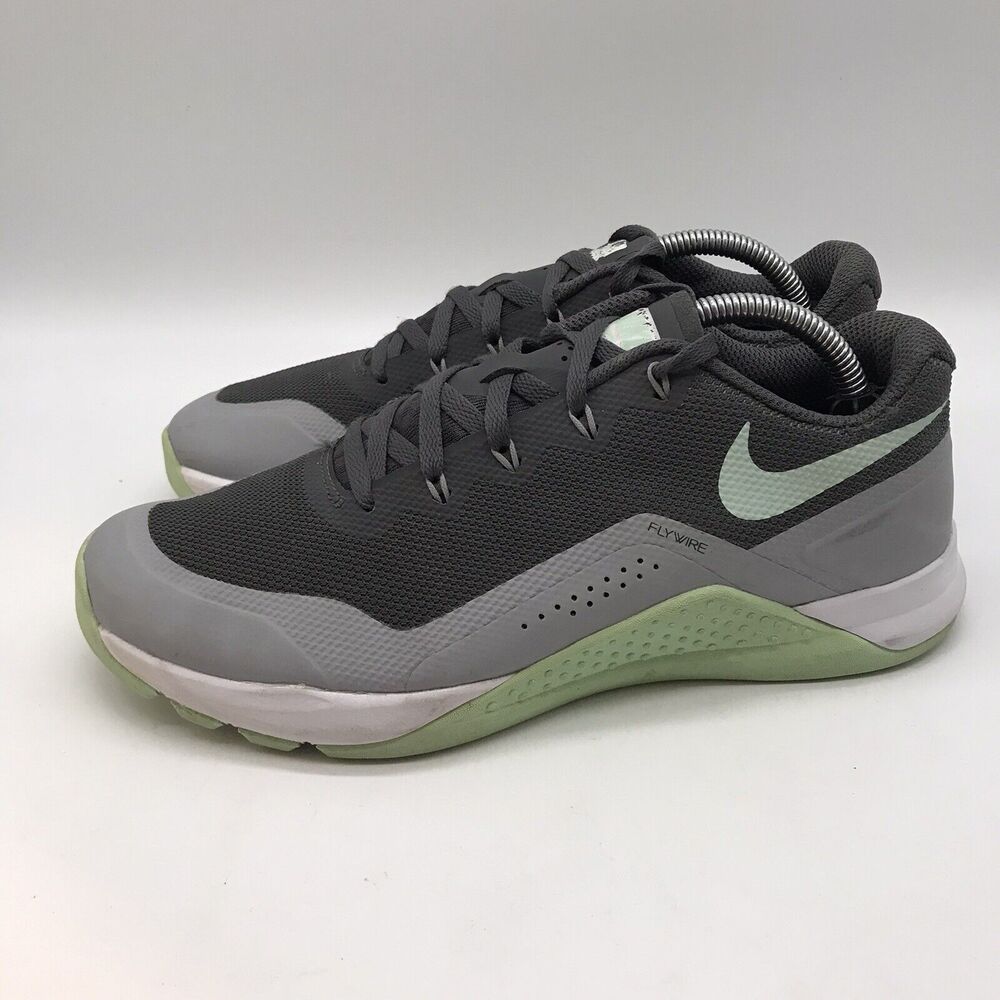 Nike Metcon Repper DSX Sneakers  Women's 7.5 Grey Arctic Green Lace Up Low Shoes